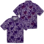 Kansas State Wildcats Hawaiian Shirt – Leaf Outline
