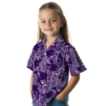 Kansas State Wildcats Hawaiian Shirt – Leaf Outline