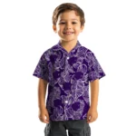 Kansas State Wildcats Hawaiian Shirt – Leaf Outline