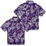 Kansas State Wildcats Hawaiian Shirt – Monstera Layer