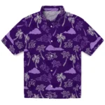 Kansas State Wildcats Hawaiian Shirt – Palm And Clouds