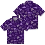 Kansas State Wildcats Hawaiian Shirt – Palm And Clouds