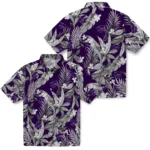 Kansas State Wildcats Hawaiian Shirt – Palm Leaves