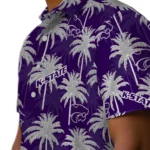 Kansas State Wildcats Hawaiian Shirt – Palm Tree Motif