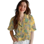 Kennesaw State Owls Hawaiian Shirt – Anthurium Overlay
