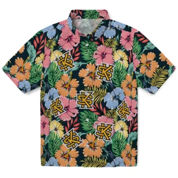kennesaw state owls brilliant hibiscus garden hawaiian shirts best selling