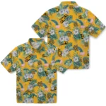 Kennesaw State Owls Hawaiian Shirt – Flamingo and Hibiscus