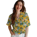 Kennesaw State Owls Hawaiian Shirt – Flamingo and Hibiscus