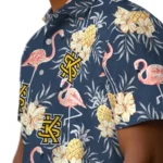 Kennesaw State Owls Hawaiian Shirt – Flamingo Hibiscus