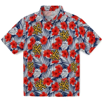 kennesaw state owls hibiscus fiesta red royal blue hawaiian shirts best selling