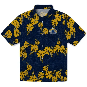kent state golden flashes hibiscus petals navy blue hawaiian shirts best selling