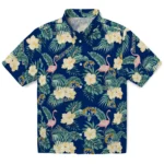 Kent State Golden Flashes Hawaiian Shirt – Flamingo and Hibiscus
