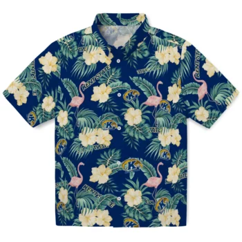 kent state golden flashes flamingo palms navy blue hawaiian shirts best selling