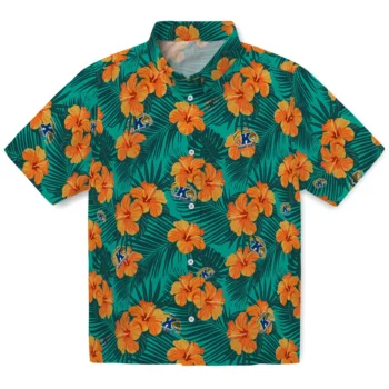 kent state golden flashes hibiscus escape green hawaiian shirts best selling