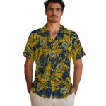 Kent State Golden Flashes Hawaiian Shirt – Monstera Layer