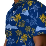 Kent State Golden Flashes Hawaiian Shirt – Palm And Clouds
