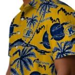 Kent State Golden Flashes Hawaiian Shirt – Palm Sunset