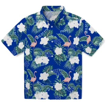 kentucky wildcats flamingo palms blue hawaiian shirts best selling