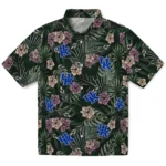 Kentucky Wildcats Hawaiian Shirt – Hibiscus Leaves Pattern