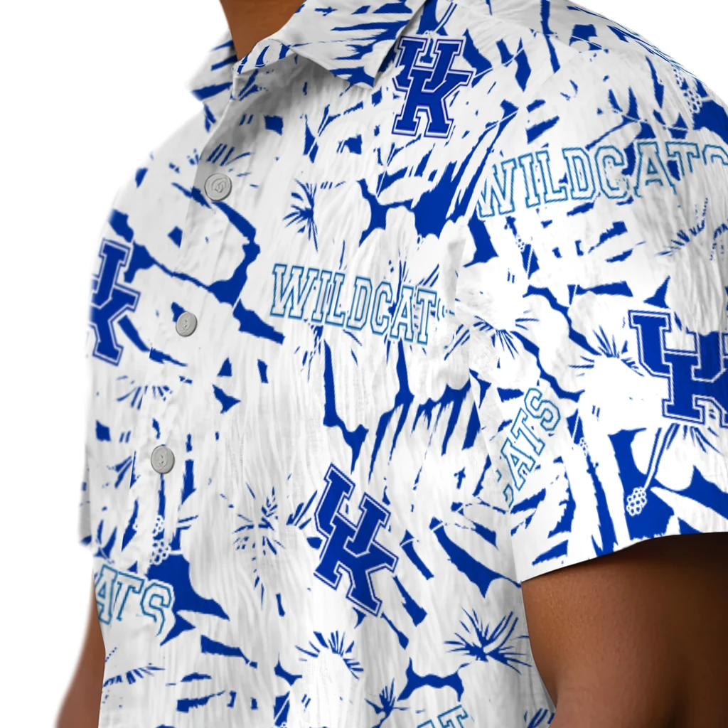 Kentucky Wildcats Hawaiian Shirt - Hibiscus Overlay kentucky wildcats hibiscus overlay hawaiian shirts trendy