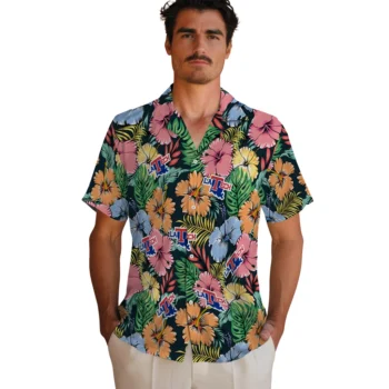 la tech brilliant hibiscus garden hawaiian shirts fashion forward