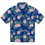 LA Tech Hawaiian Shirt – Flamingo and Hibiscus