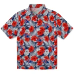 LA Tech Hawaiian Shirt – Hibiscus Fiesta