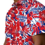 LA Tech Hawaiian Shirt – Hibiscus Overlay
