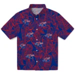 LA Tech Hawaiian Shirt – Leaf Outline