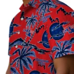 LA Tech Hawaiian Shirt – Palm Sunset