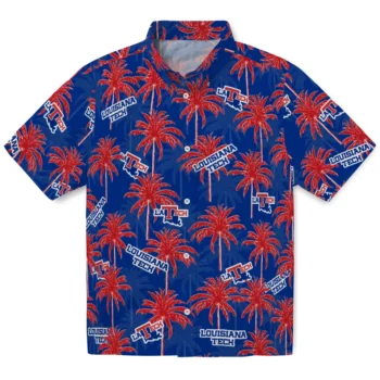la tech palm grove blue hawaiian shirts best selling