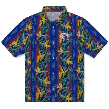 la tech paradise vines blue hawaiian shirts best selling