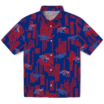 la tech turtle lines blue hawaiian shirts best selling
