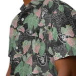 Las Vegas Raiders Hawaiian Shirt – Anthurium Overlay