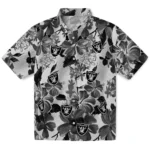 Las Vegas Raiders Hawaiian Shirt – Hibiscus Arrangement