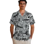 Las Vegas Raiders Hawaiian Shirt – Hibiscus Overlay