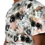 Las Vegas Raiders Hawaiian Shirt – Hibiscus Seaside