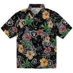Las Vegas Raiders Hawaiian Shirt – Hibiscus Tiki Jungle