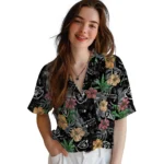Las Vegas Raiders Hawaiian Shirt – Hibiscus Tiki Jungle