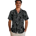 Las Vegas Raiders Hawaiian Shirt – Leaf Outline