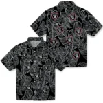 Las Vegas Raiders Hawaiian Shirt – Leaf Outline