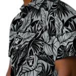 Las Vegas Raiders Hawaiian Shirt – Monstera Layer