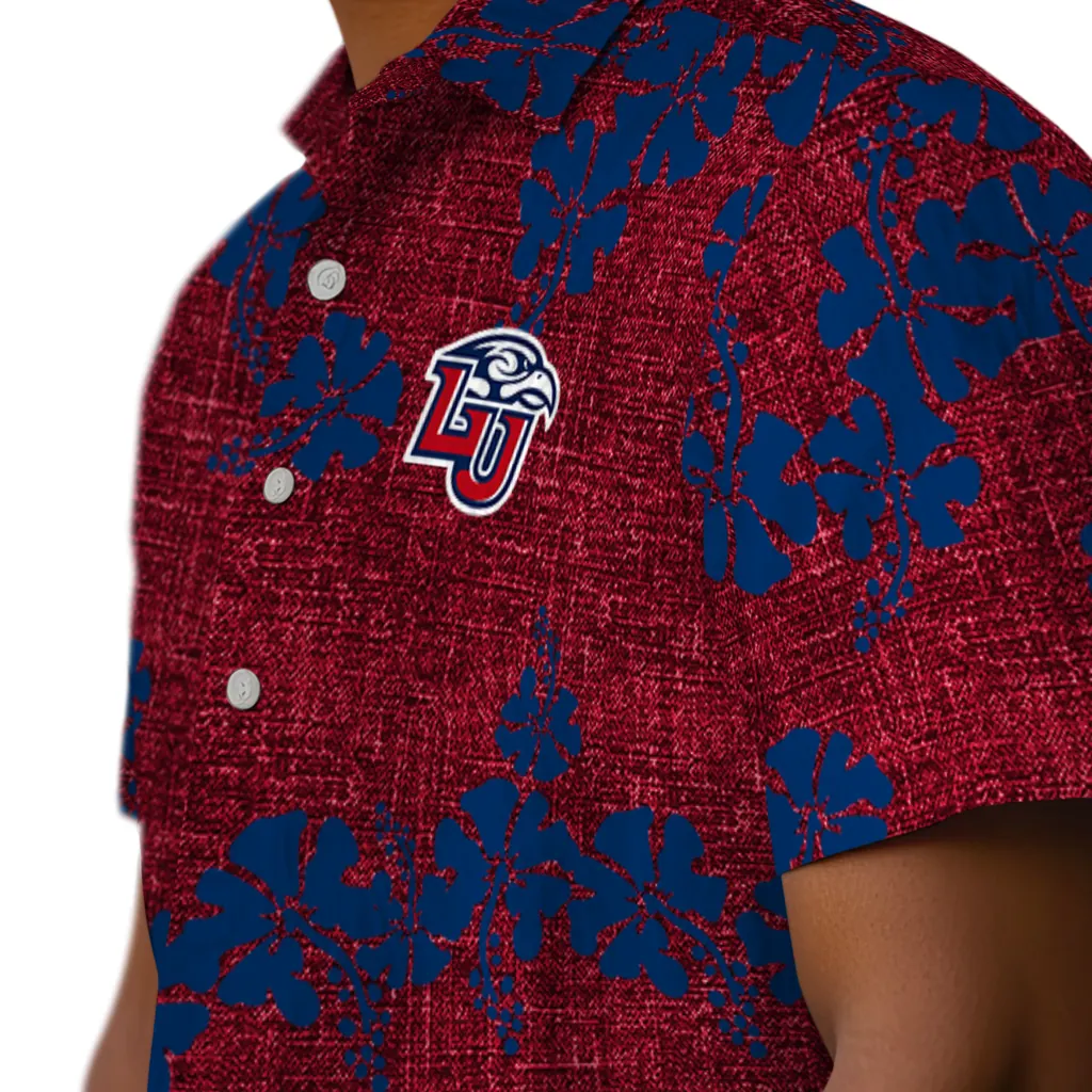 Liberty Flames Hawaiian Shirt - 50th State Flower liberty flames hibiscus petals red hawaiian shirts trendy