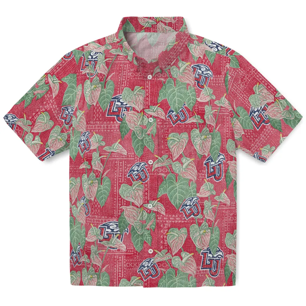 Liberty Flames Hawaiian Shirt - Anthurium Overlay liberty flames anthurium overlay red hawaiian shirts best selling