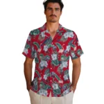 Liberty Flames Hawaiian Shirt – Flamingo and Hibiscus