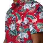 Liberty Flames Hawaiian Shirt – Flamingo and Hibiscus