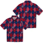 Liberty Flames Hawaiian Shirt – Golfing Plaid