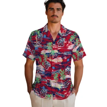 liberty flames flamingo retreat red hawaiian shirts fashion forward