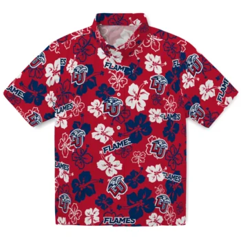 liberty flames hibiscus bloom red hawaiian shirts best selling
