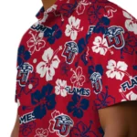 Liberty Flames Hawaiian Shirt – Hibiscus Flower Design